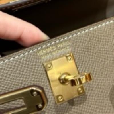 wholesale quality hermes mini kelly 2 epsom 18 etoupe ghw